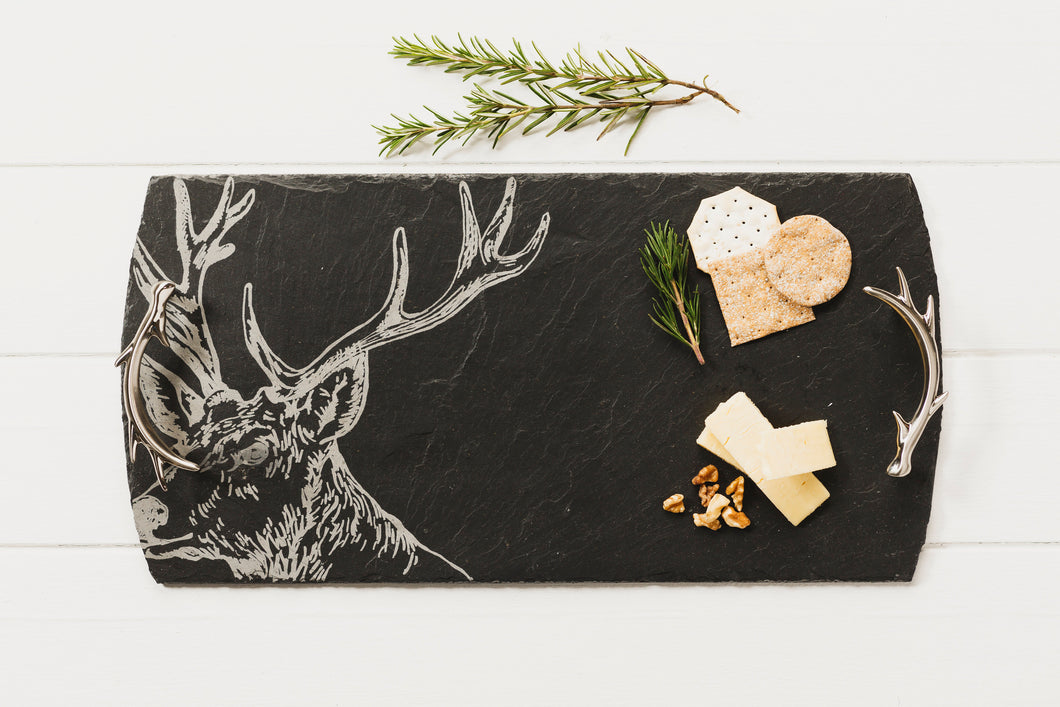 Stag Slate Large Serving Tray