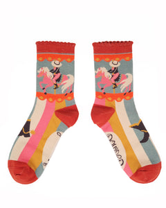 Cowgirl Ankle Socks - Ice