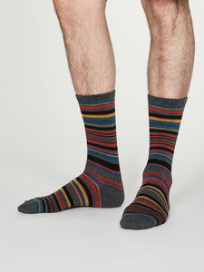 Carlo Bamboo Stripe Socks