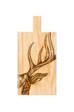 Load image into Gallery viewer, Scandi Stag Large Oak Serving Paddle
