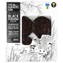 Load image into Gallery viewer, The Farmer&#39;s Son Sliced Black Pudding, 220g