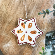 Load image into Gallery viewer, Star Gingerbread Tree Decoration