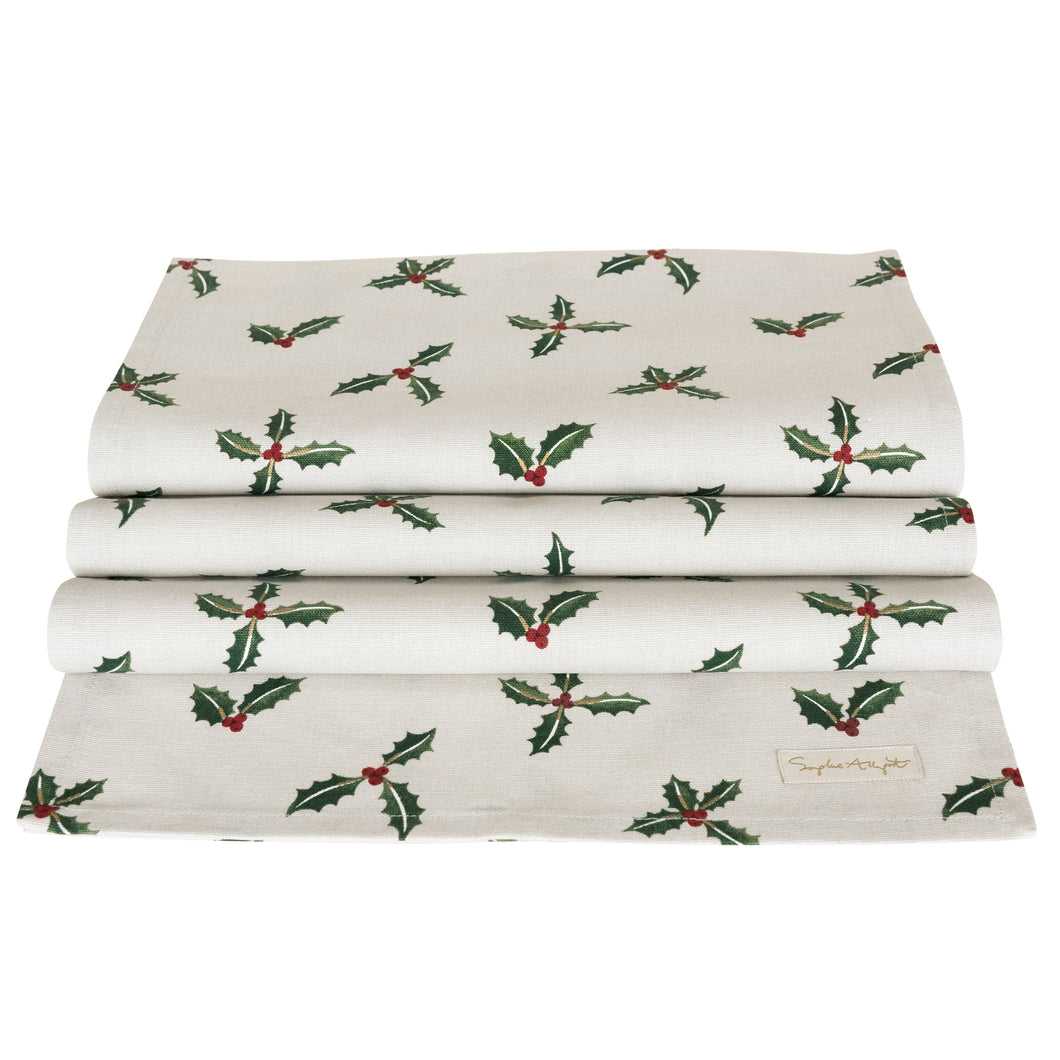 Holly & Berry Table Runner