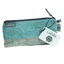 Load image into Gallery viewer, Medium Harris Tweed® Cosmetic bag, two colours
